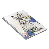 "Respirez simplement" Cahier Vintage Lapin Lapin (Côté Droit)
