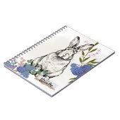 "Respirez simplement" Cahier Vintage Lapin Lapin (Côté gauche)