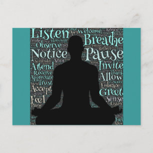 Respirez simplement la carte postale