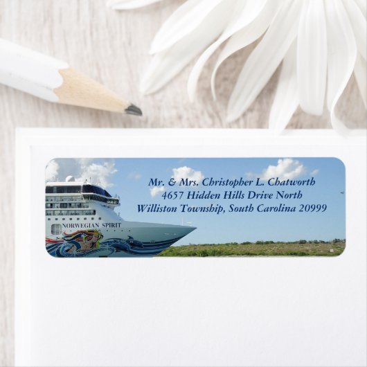 Resplendent Bow II Gepersonaliseerd Etiket (Insitu)