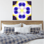 Resplendent Emergence Wrapped Canvas Print (Insitu (Slaapkamer))