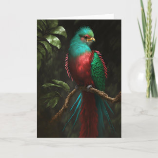Resplendent Quetzal Card Kaart