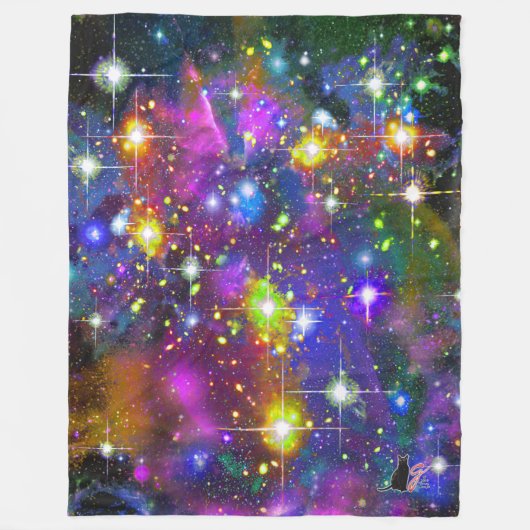 Resplendent Star Field Fleece Blanket (Voorkant)