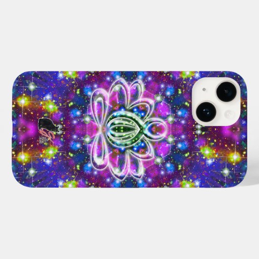 Resplendent Zen Lotus Case-Mate iPhone Case (Achterkant (horizontaal))