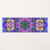 Resplendent Zen Lotus Star Kaleid Yogamat (Voorkant (horizontaal))