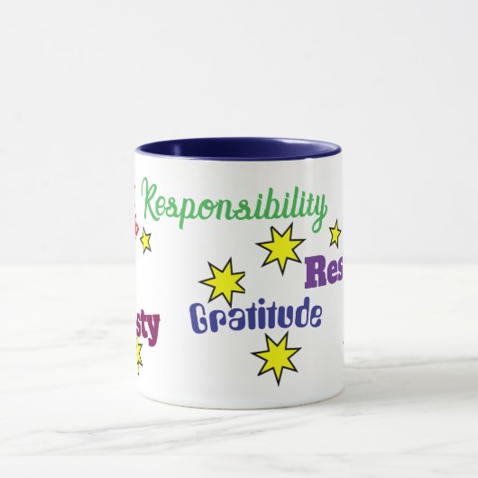 Responsabilité de gratitude 11oz Mug par Zazz_it (Centre)