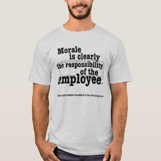 Responsabilité de T-shirt de moral