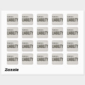 Responsabilité des sentiments Autocollant de drôle (Feuille)