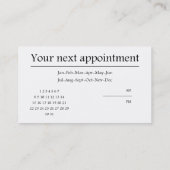 Responsable des rendez-vous (Dos)