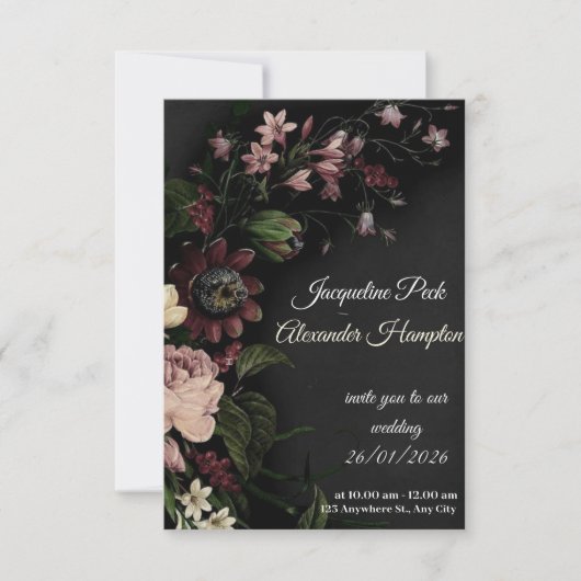 Response Card RSVP Kaartje (Voorkant)