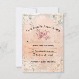 Response Card RSVP Kaartje