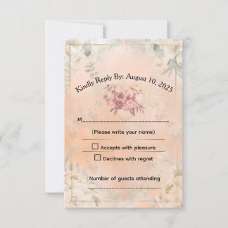 Response Card RSVP Kaartje