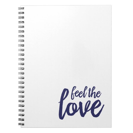 Ressentez le Carnet spiral de l'amour (Devant)