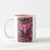 Ressentez ma beauté Cancer rose Ange Mug (Gauche)