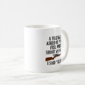 Ressentez Recoil Drôle Chasse Mug (Devant droit)