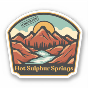 Ressort à soufre chaud, Sticker Colorado