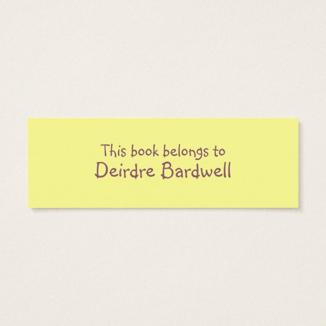 Ressort ・ Fleur Jaune (Dos)