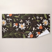 Ressort Motif de surface Florale (Serviette de bain)
