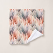 Ressort Motif Pastel Muet Aquarelle (Gant de toilette)