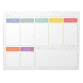 Ressort Rainbow Weekly Planner Tear Off Bloc-notes (Devant)