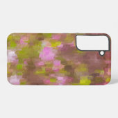 Ressort saison rose Abstrait Samsung Galaxy Coque (Verso Horizontal)