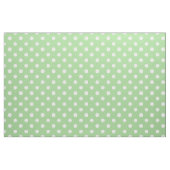 Ressort soleil blanc sur tissu Pois vert (Fat Quarter)