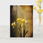 Ressort Sun - carte de voeux (Fleur jaune)