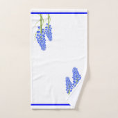 Ressort terne sur un ensemble de serviettes de bai (Serviette à main)