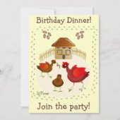 Ressortez une carte d'art de poulet toute personna (Devant)