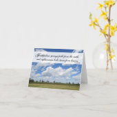 Ressorts de fidélité - Carte d'écriture blanche (Fleur jaune)