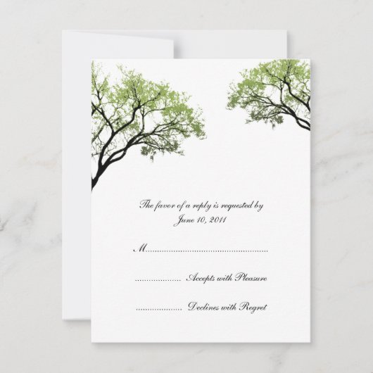 Ressorts Faire-part de mariage RSVP (Devant)