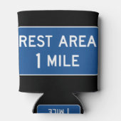 Rest Area Road Sign. Blikjeskoeler (Achterkant)