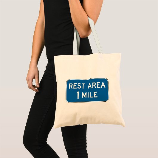 Rest Area Sign Canvas tas