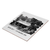 Rest Cabin Tile Tegeltje (Zijkant)