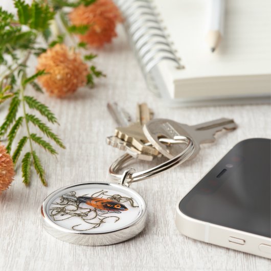 Rest en haken sleutelhanger (Zijkant)