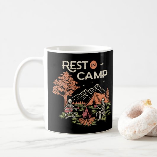 Rest in Camp Koffiemok (Met donut)