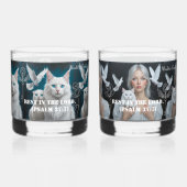 Rest in the Lord. (Psalm 37:7) Whisky Glas (Achterkant)