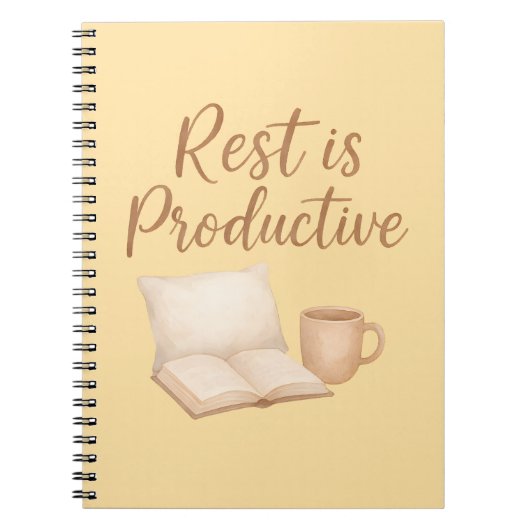 Rest is Productive  Notitieboek (Voorkant)