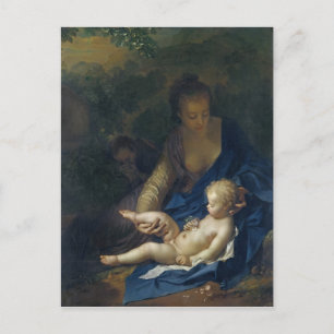 Rest op de vlucht naar Egypte, 1706 Briefkaart