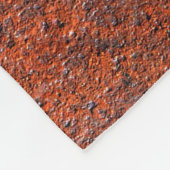 Rest ruw ijzermetaal fleece deken (Hoek)