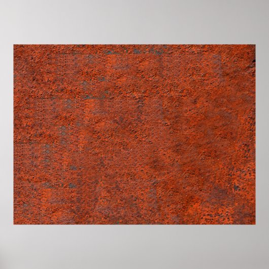 Rest ruw ijzermetaal poster (Voorkant)