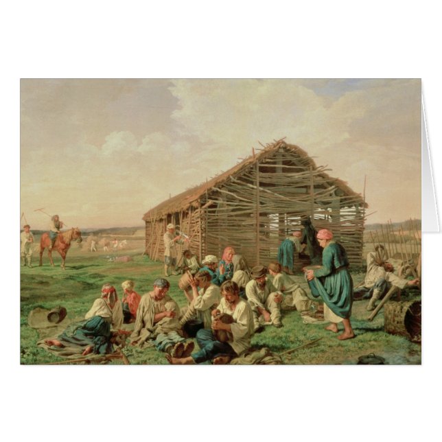 Rest tijdens het hagen, 1861 (Voorkant Horizontaal)