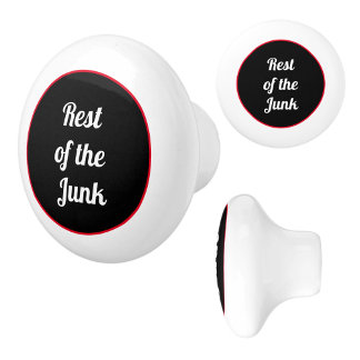 Rest van de brok keramische knop