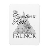 Rest van de reiziger - Magnet Magneet (Verticaal)