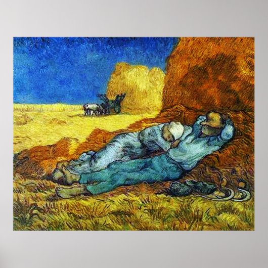 Rest van Work Vincent van Gogh Poster (Voorkant)