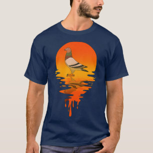 restanachtige duif t-shirt
