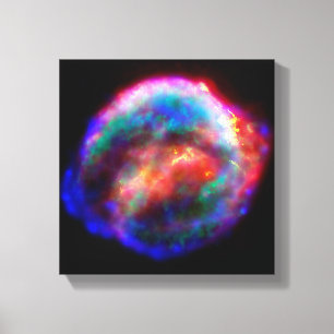Restant van Keplers supernova NASA Hubble-ruimtest Canvas Afdruk