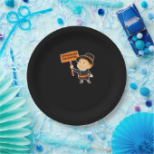 Restanten zijn voor Quitters Thanksgiving Classic Papieren Bordje (Feest)