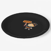 Restanten zijn voor Quitters Thanksgiving Classic Papieren Bordje (Gekanteld)