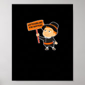 Restanten zijn voor Quitters Thanksgiving Classic Poster (Voorkant)